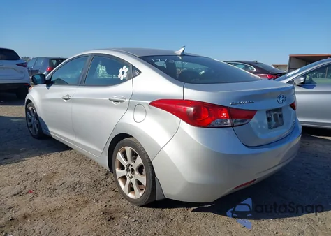 2012 Hyundai Elantra Limited (Ulsan Plant) from USA, damaged, VIN KMHDH4AE0CU341581